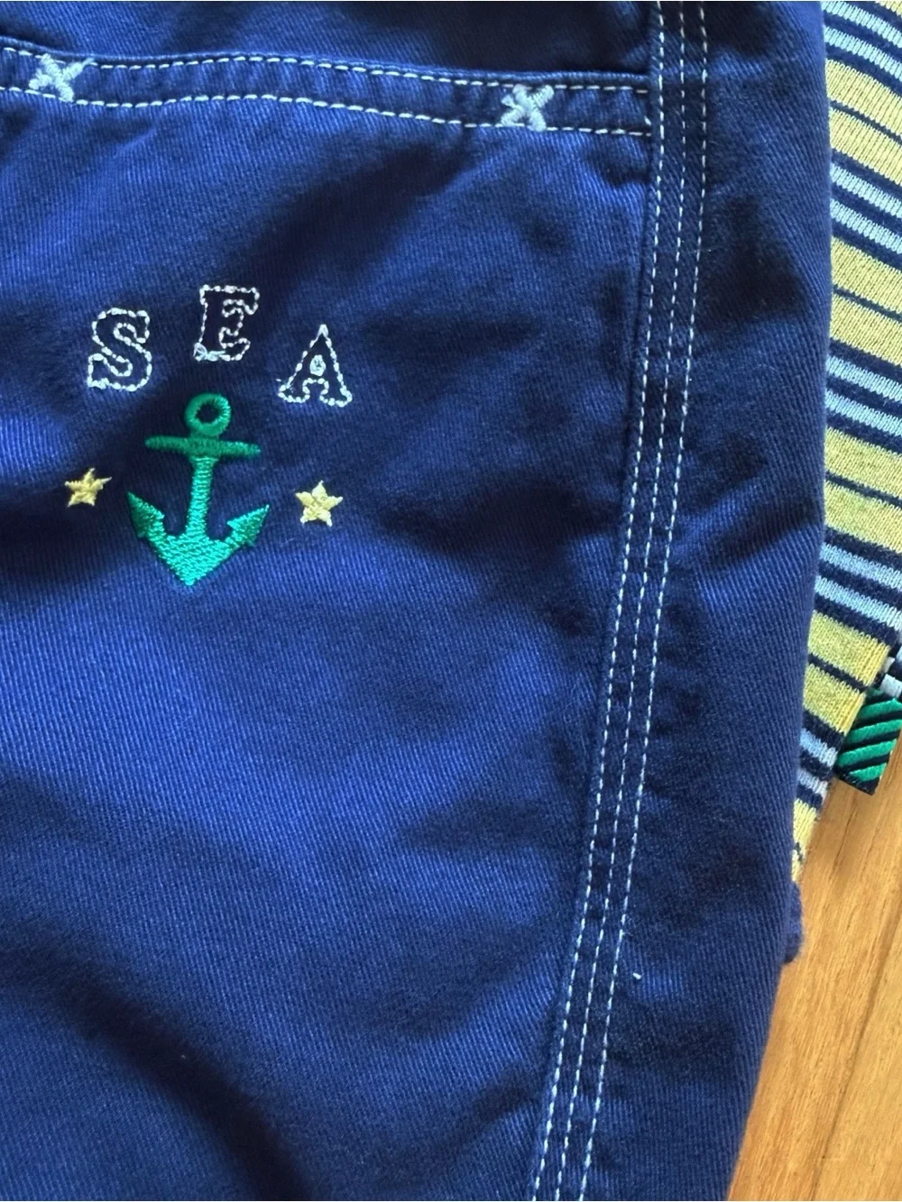 Vintage Gymboree 1998 Sea Anchor Overalls & Bodysuit Layette 0-3 Months